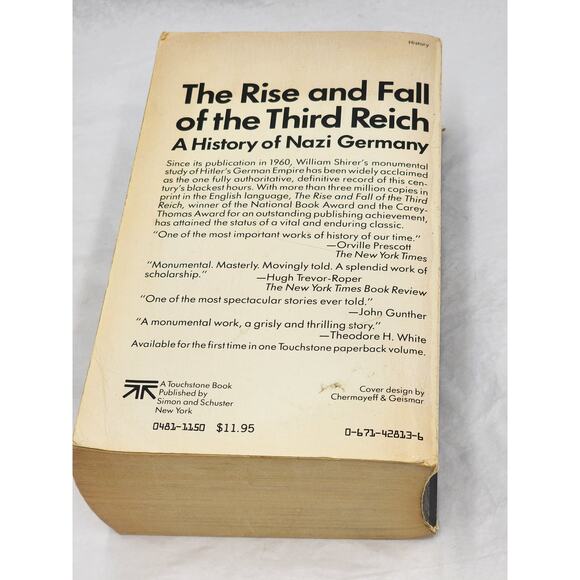 Rise And Fall Of Third Reich A History Of Nazi Germany By William L. Shirer 1960 - Picture 3 of 14